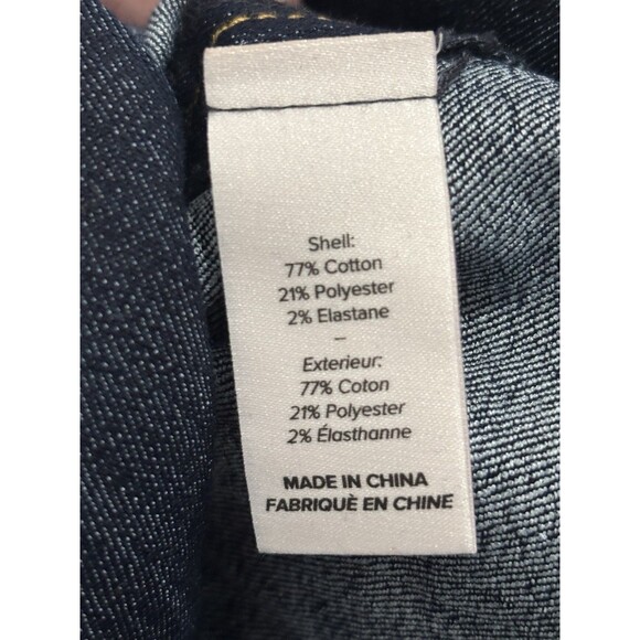 Cinq A Sept Kelly Denim Cargo Pants Women's Size 6 Blue Cotton - Picture 7 of 9